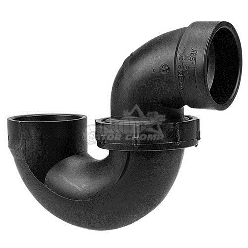 1-1/2″ HUB ABS P-Trap With Union – Gator Chomp