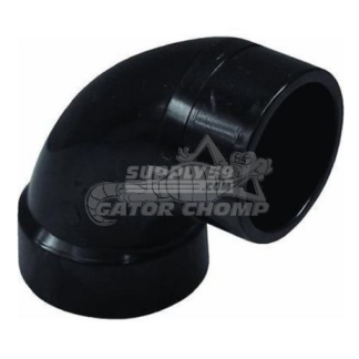 ABS 90° HUB x SPG Elbow