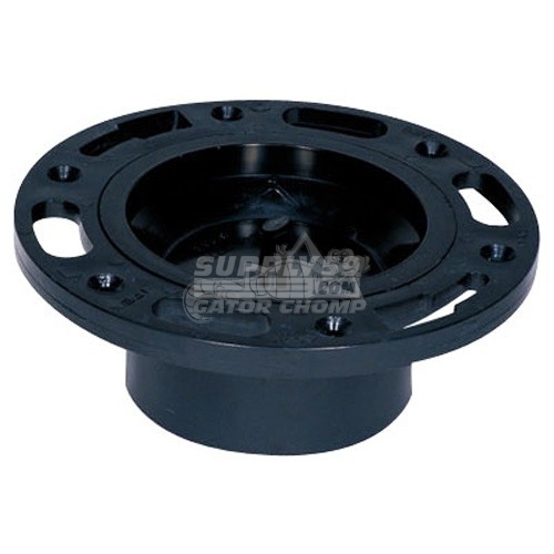 ABS Closet Flange With Threaded Test Plug