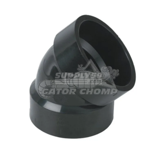 1-1/2" Hub ABS DWV 45° Elbow