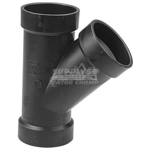 ABS HUB 45° Wye