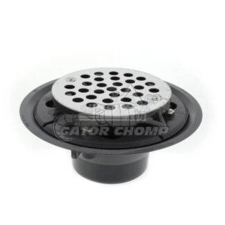 4" ABS Shower/Floor Drain With Stainless Steel Round Strainer