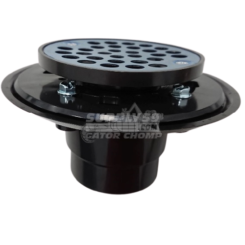 4" ABS Shower/Floor Drain With Stainless Steel Round Strainer - Image 3