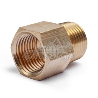 1/2" Female NPT × 1/2" Male NPT Brass Pipe Adapter (20/Bag)
