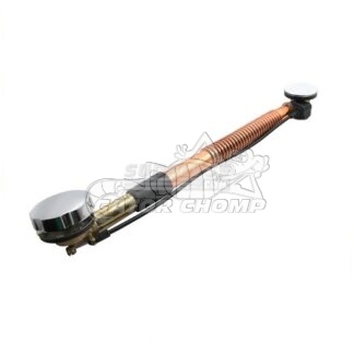 Brass Bathtub Drain With Overflow & Cable