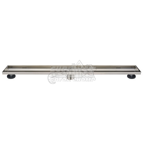24" Tile-In Pattern Decorative Stainless Steel Linear Shower Drain