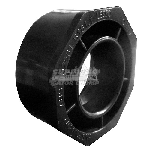 3" x 2" Spigot x Hub ABS DWV Flush Bushing