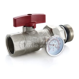 Manifold Ball Valve With Temperature Gauge