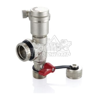 Manifold Air Vent and Drain Valve-End Piece (Red Handle)