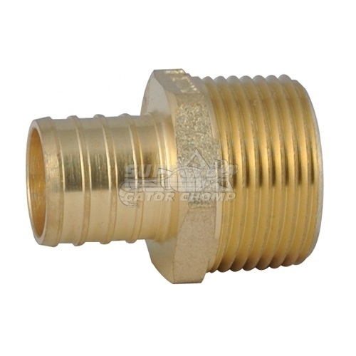 3/4" PEX x 1/2" MPT Brass Male Adapter (20/Bag)