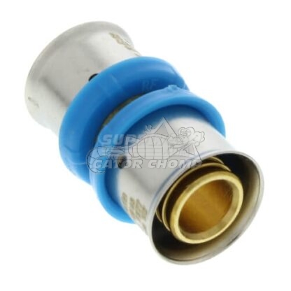 3/4" PEX Press Coupling With Attached Sleeve (10/Bag)