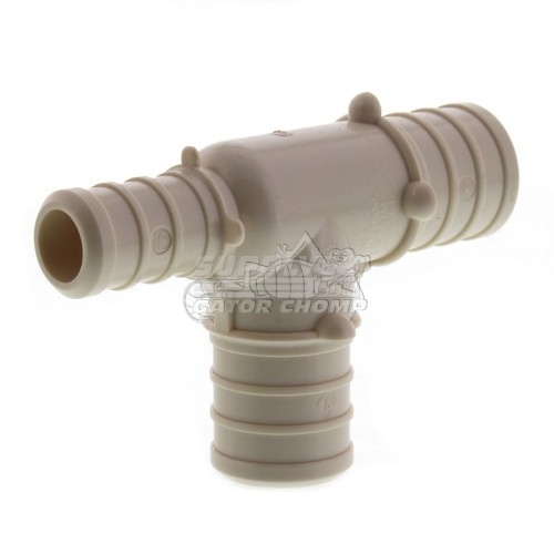 3/4" x 1/2" x 3/4" Poly Alloy PEX Crimp Reducing Tee (25/bag) - Image 2