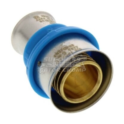 1/2" x 3/4" PEX Press Coupling With Attached Sleeve (10/Bag) - Image 2