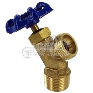 1/2" MIP/C x 3/4" Hose Sediment faucet brass angle valve