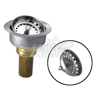 Stainless Steel Sink Double Cup Strainer