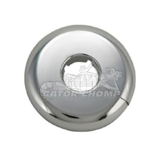 1/2"C Split Wall Plate Chrome Plastic