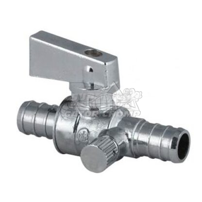 Straight Brass Ball Valve With Drain Lead Free