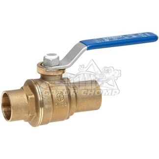 1/2″ Full Port Sweat Brass Ball Valve