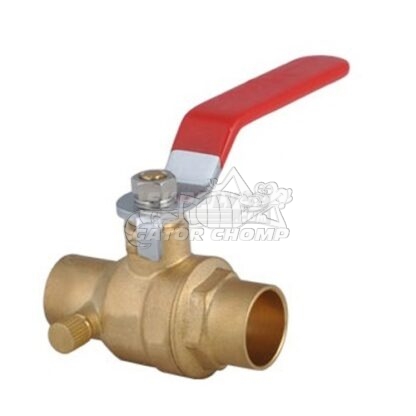 Sweat Ball Valve With Drain